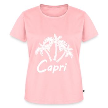 Vacances à Capri - T-shirt Premium bio Femme - rose - Devant - AI Model Female 172 dark (172cm)