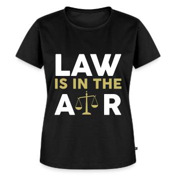 Anwalt Jurist Jura Rechtsanwalt - Frauen Premium Bio T-Shirt - Schwarz - Vorne - Selfina (174cm)