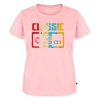 Gamer Retrogaming Gaming - Women's Premium Organic T-shirt - rose - Front - AI Model Female 172 dark (172cm)