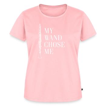 Flûte clarinette instrument à vent musique musicien - T-shirt Premium bio Femme - rose - Devant - AI Model Female 172 dark (172cm)