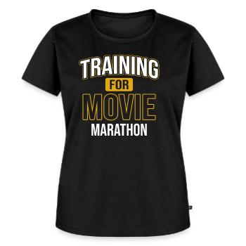 Films de cinéma à la recherche de la série Film Cinema Lover - T-shirt Premium bio Femme - noir - Devant - Selfina (174cm)