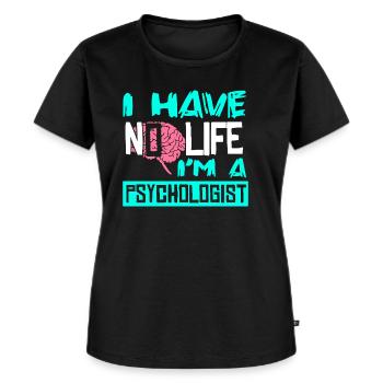 Psychologe Psychologie Psychotherapeut - Frauen Premium Bio T-Shirt - Schwarz - Vorne - Selfina (174cm)