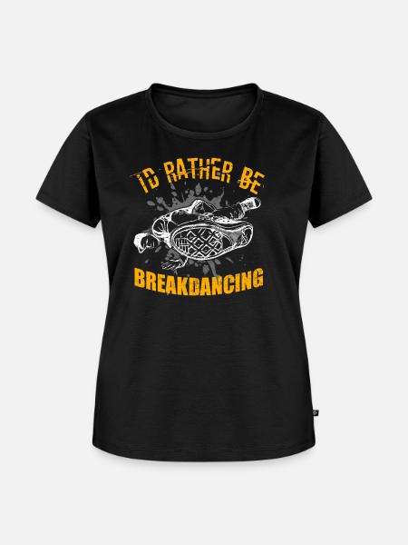 Breakdancing - Frauen Premium Bio T-Shirt - Schwarz