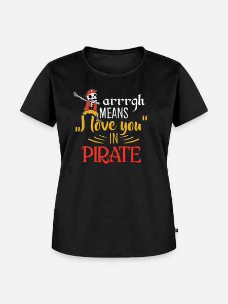 Piraterie - Frauen Premium Bio T-Shirt - Schwarz
