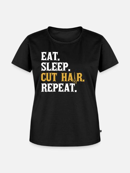 Frisör - Frauen Premium Bio T-Shirt - Schwarz