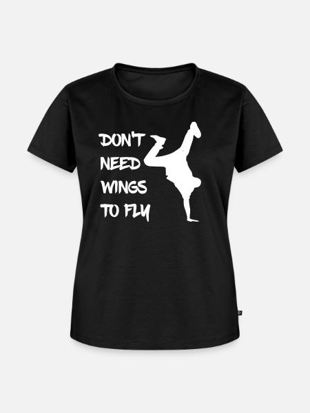 BBoy Breakdance - Frauen Premium Bio T-Shirt - Schwarz