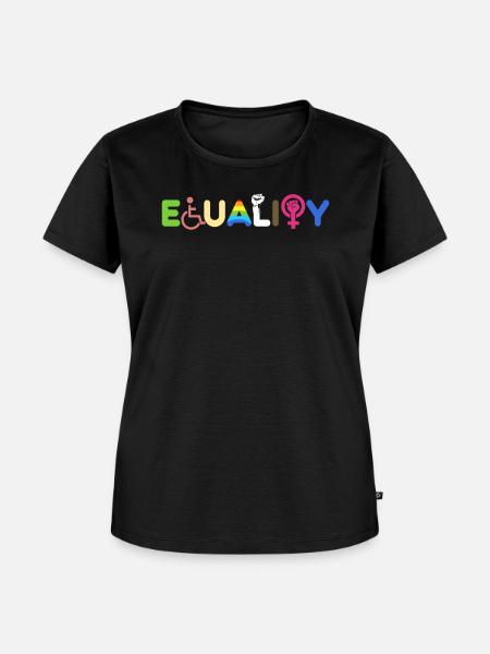 Egalité - Pour l’égalité - T-shirt Premium bio Femme - noir