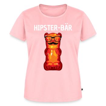 Hipster Gummibärchen Gummibären - Frauen Premium Bio T-Shirt - Rosa - Vorne - AI Model Female 172 dark (172cm)