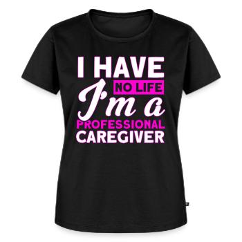 Health Assistance Home Nursing Nurse - Women's Premium Organic T-shirt - black - Front - Selfina (174cm)