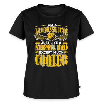 Sports de crosse Joueurs de crosse - T-shirt Premium bio Femme - noir - Devant - Selfina (174cm)