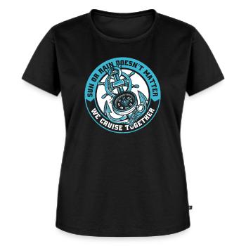 Cruise Ship Holiday Ships Cruise - Women's Premium Organic T-shirt - black - Front - Selfina (174cm)
