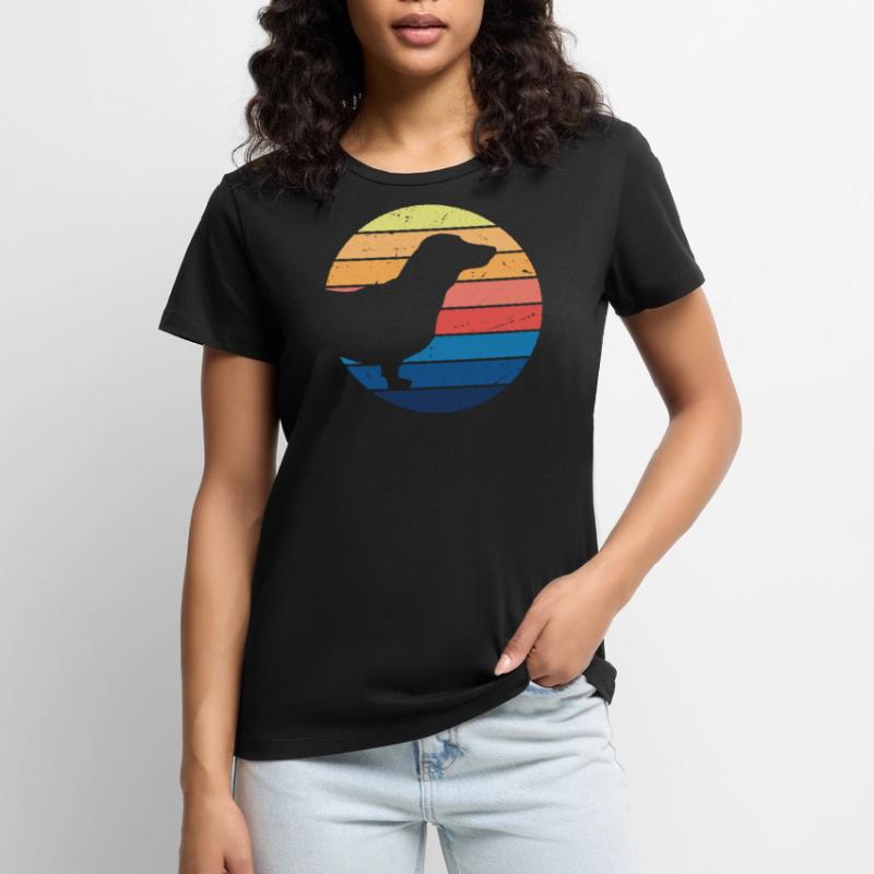 Grappige teckel eigenaar Teckel | Teckel houder Vrouwen Premium Bio T-shirt