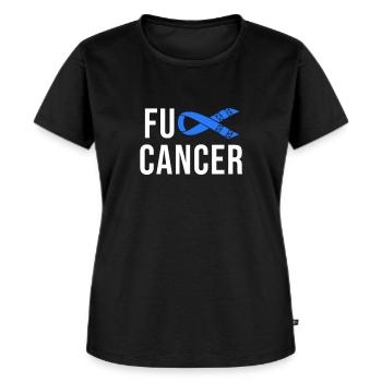 Krebs - Speiseröhrenkrebs Speiseröhre - Frauen Premium Bio T-Shirt - Schwarz - Vorne - Selfina (174cm)