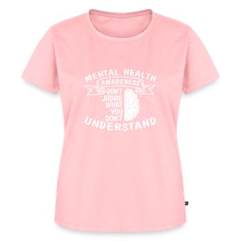 Santé mentale Sensibilisation aux maladies cérébrales humaines - T-shirt Premium bio Femme - rose - Devant - AI Model Female 172 dark (172cm)