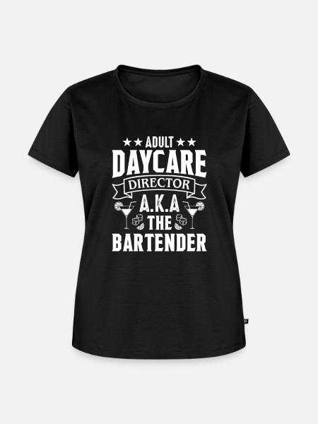 Kellnerin Barkeeper Kellner Kellner - Frauen Premium Bio T-Shirt - Schwarz