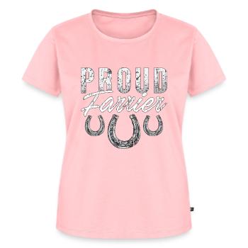 Farrier Proud Farrier Forging Horseshoe Metalsmith - Women's Premium Organic T-shirt - rose - Front - AI Model Female 172 dark (172cm)