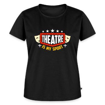 Musical Theatre Is My Sport Broadway Theatre Actor - Women's Premium Organic T-shirt - black - Front - Selfina (174cm)