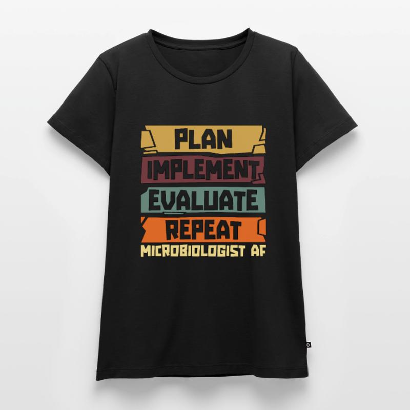 Microbiologist Plan Implement Evaluate Laboratory Women's Premium Organic T-shirt