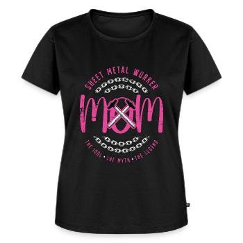 Sheet Metal Worker Mom The Idol The Fabricator - Women's Premium Organic T-shirt - black - Front - Selfina (174cm)