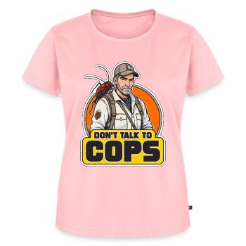 La lutte antiparasitaire ne parle pas aux flics Solutions contre les insectes - T-shirt Premium bio Femme - rose - Devant - AI Model Female 172 dark (172cm)