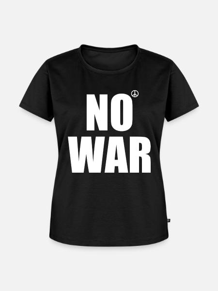 No war - Frauen Premium Bio T-Shirt - Schwarz