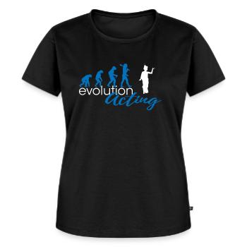 Acting evolution - Women's Premium Organic T-shirt - black - Front - Selfina (174cm)