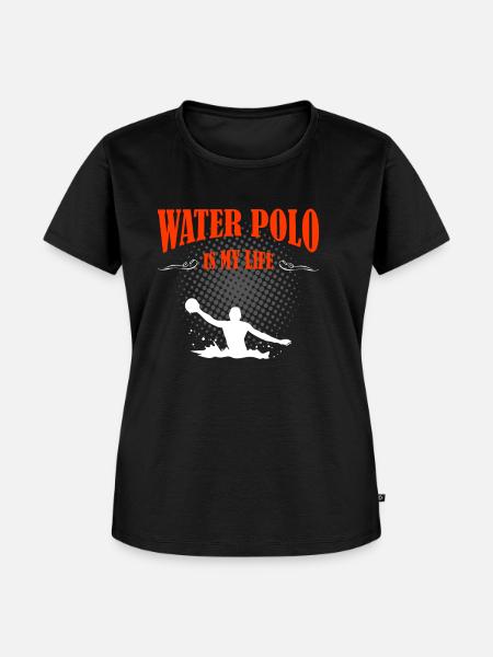 Water Polo - Frauen Premium Bio T-Shirt - Schwarz