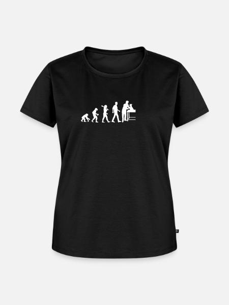 Veterinarian Evolution - Frauen Premium Bio T-Shirt - Schwarz