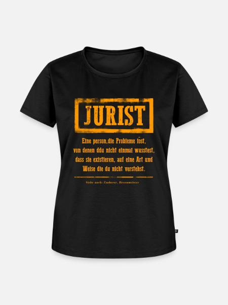 Jurist Definition - Frauen Premium Bio T-Shirt - Schwarz