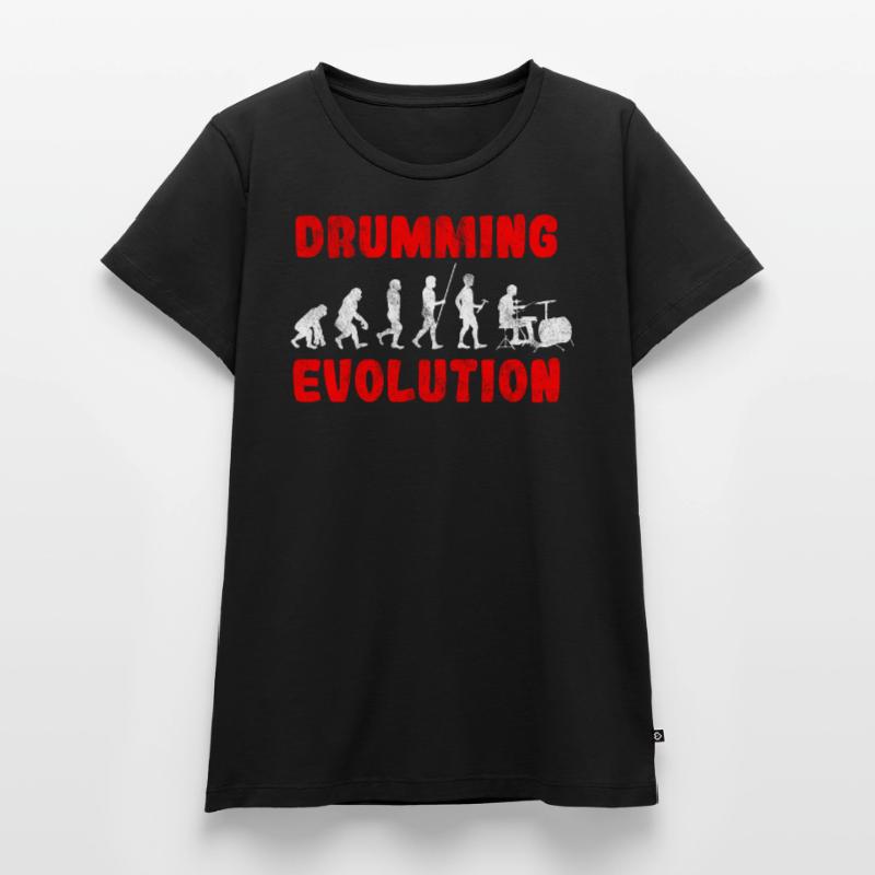 Drummer Evolution Women's Premium Organic T-shirt