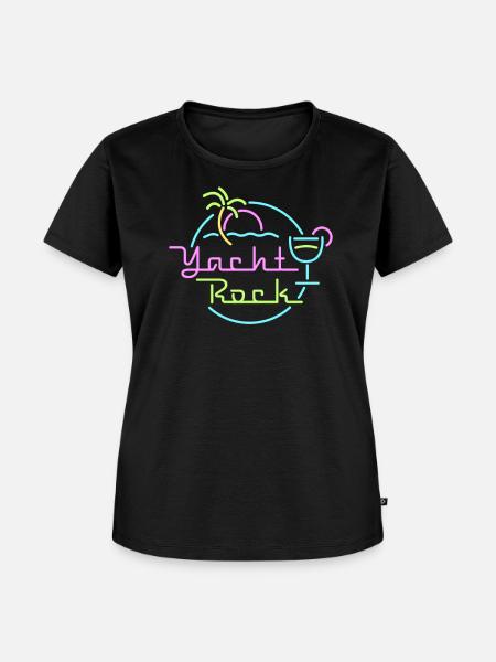 Yacht Rock - Frauen Premium Bio T-Shirt - Schwarz