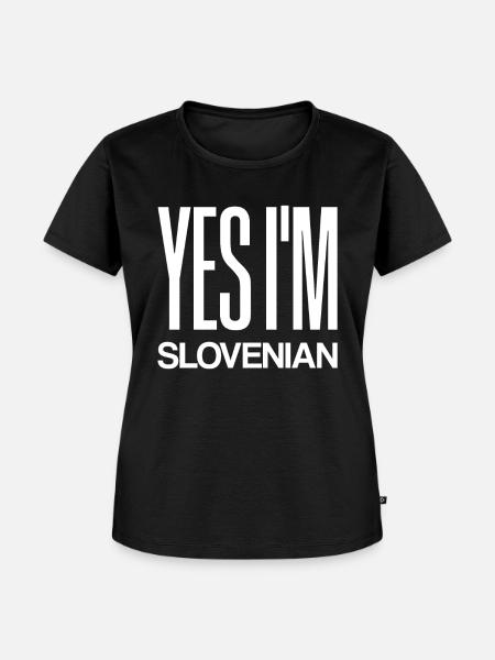 Slowenien! - Frauen Premium Bio T-Shirt - Schwarz