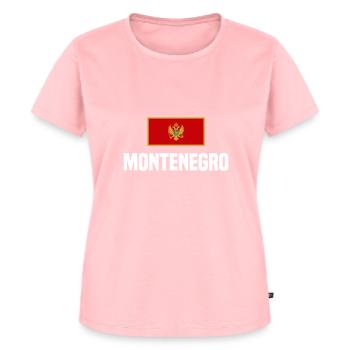 Montenegro! - Frauen Premium Bio T-Shirt - Rosa - Vorne - AI Model Female 172 dark (172cm)