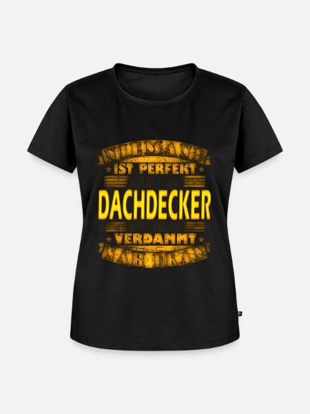 Dachdecker Dachdeckerin Dachspengler - Frauen Premium Bio T-Shirt - Schwarz