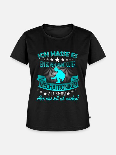 Mechatroniker / Mechatronikerin / Mechatronik - Frauen Premium Bio T-Shirt - Schwarz