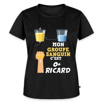 Humor Alkohol Gelb Mann Frau Super Zeichnung Cool - Frauen Premium Bio T-Shirt - Schwarz - Vorne - Selfina (174cm)