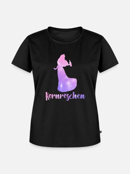 Kornröschen Junggesellinnen - Frauen Premium Bio T-Shirt - Schwarz