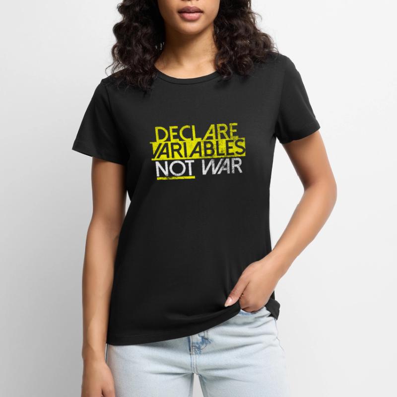 Declare Variables Developer Software Nerd Women's Premium Organic T-shirt