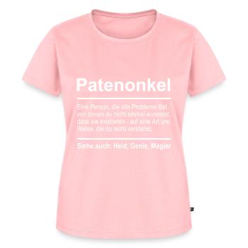 Parrain - T-shirt Premium bio Femme - rose - Devant - AI Model Female 172 dark (172cm)