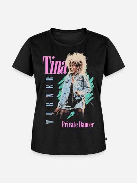 Tina Turner Private Dancer Design - Frauen Premium Bio T-Shirt - Schwarz