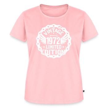 51st birthday 1972 Biker motorcyclist 51 - Women's Premium Organic T-shirt - rose - Front - AI Model Female 172 dark (172cm)