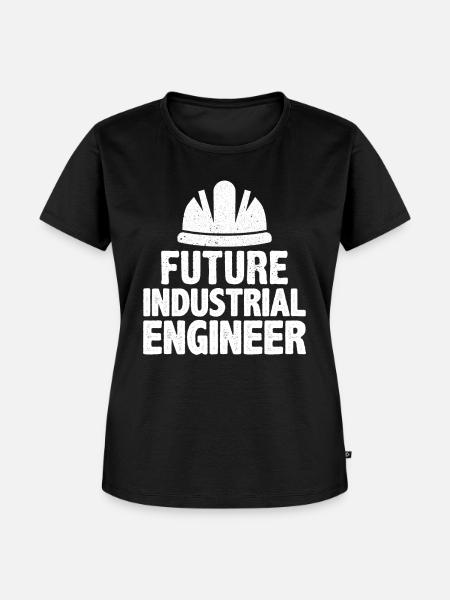 Future Industrial Engineer - Frauen Premium Bio T-Shirt - Schwarz