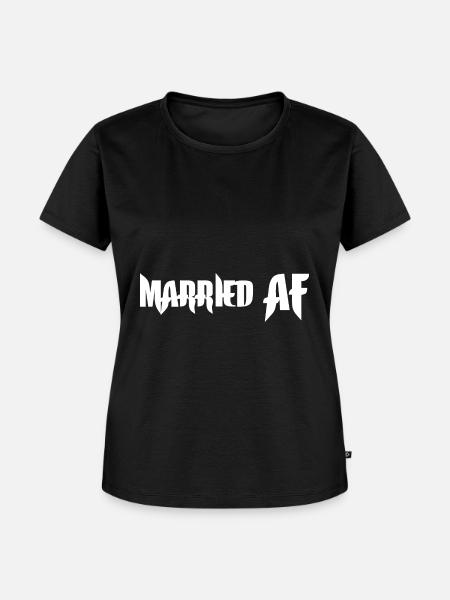 Married AF - Frauen Premium Bio T-Shirt - Schwarz