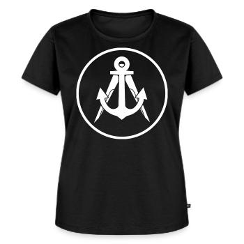 Boat builder Shipbuilder Guild Sign - Women's Premium Organic T-shirt - black - Front - Selfina (174cm)