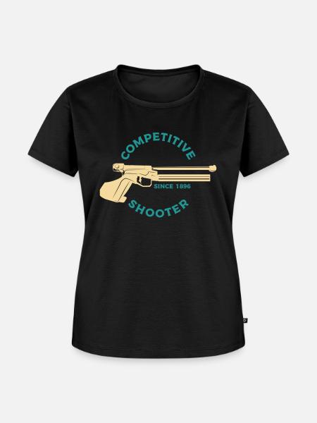 Schießsport - Frauen Premium Bio T-Shirt - Schwarz