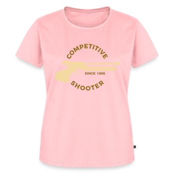 Sports shooting - Women's Premium Organic T-shirt - rose - Front - AI Model Female 172 dark (172cm)