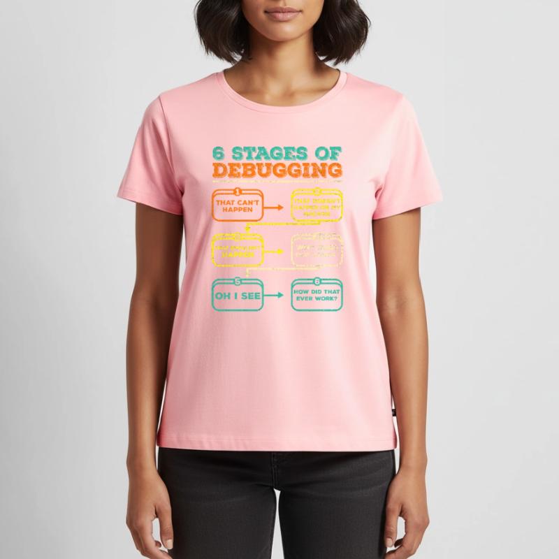 Debugging Programmierer Code Lustig Frauen Premium Bio T-Shirt
