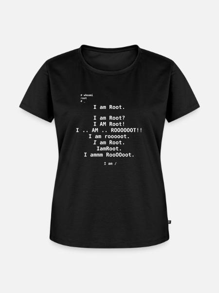 I am Root - Frauen Premium Bio T-Shirt - Schwarz