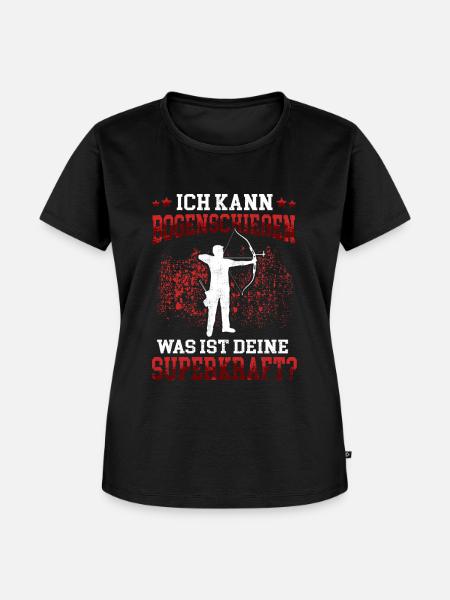 Bogenschießen Sperkraft Bogenschütze Bogenschützen - Frauen Premium Bio T-Shirt - Schwarz