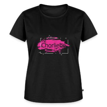 Chorliebe Chor Chorsingen Sänger Singen Geschenk - Frauen Premium Bio T-Shirt - Schwarz - Vorne - Selfina (174cm)